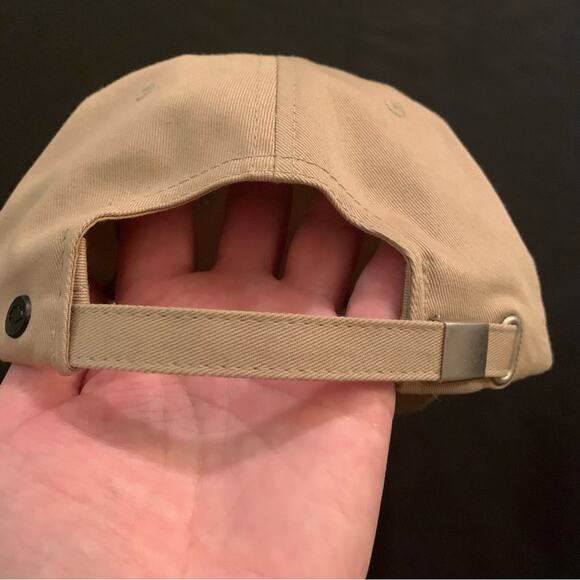 EVOSHIELD Adjustable Tan Cap Brown EVO Emblem Outdoors 100% Cotton One Size - Picture 6 of 11